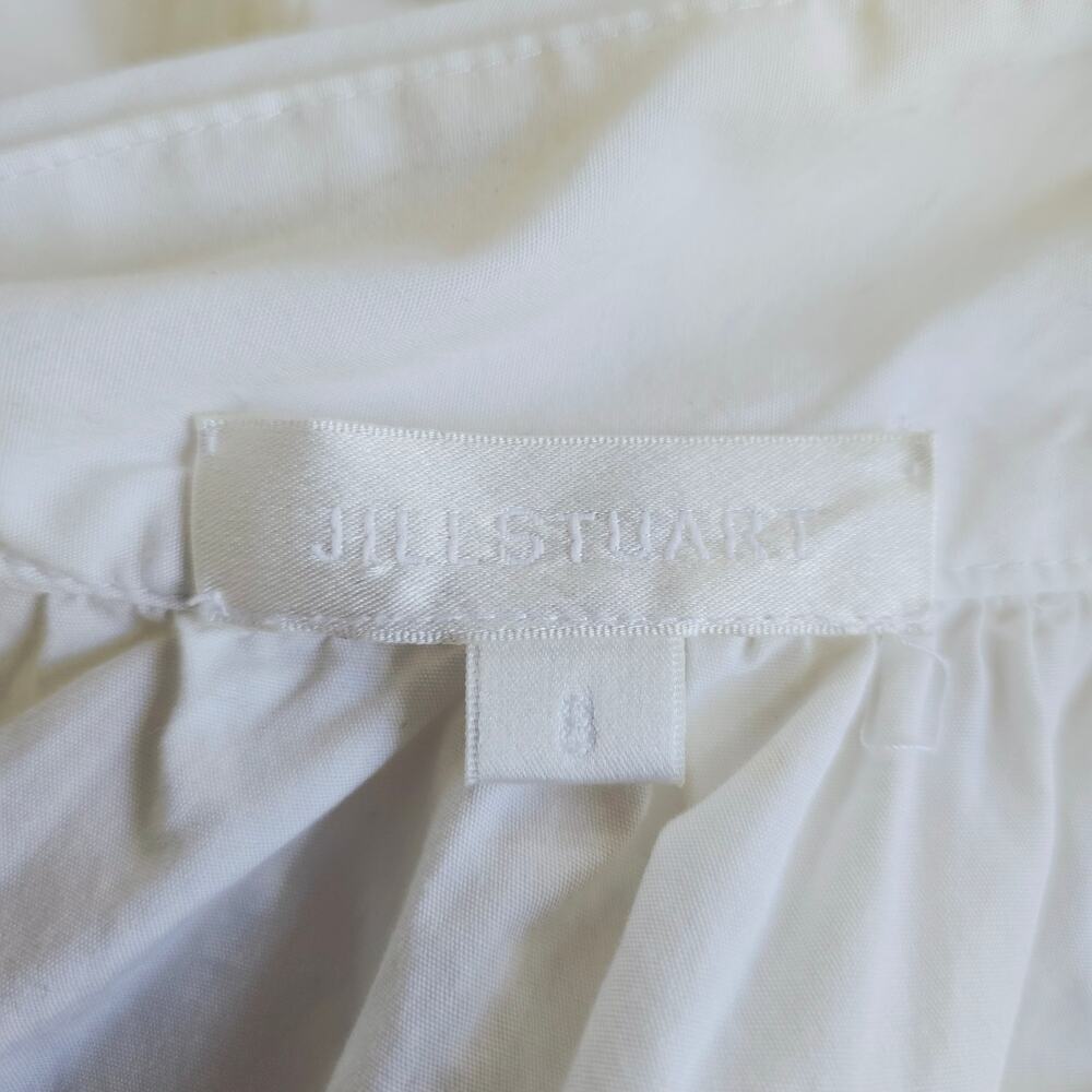 Jill Stuart White Halter Mini Dress High Neck Women's Size 8 - Picture 7 of 8
